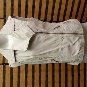 Aqua Creme Leather vest